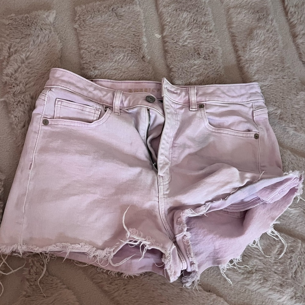 American Eagle Outfitters Light Pink Jean Shorts